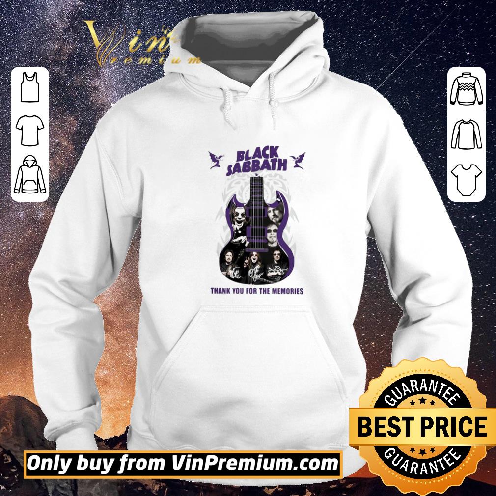 029bcf36 official guitar black sabbath signatures thank you for the memories shirt sweater 4 - Official Guitar Black Sabbath signatures thank you for the memories shirt sweater