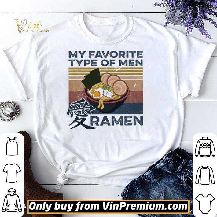 My favorite type of Men Ramen vintage shirt sweater
