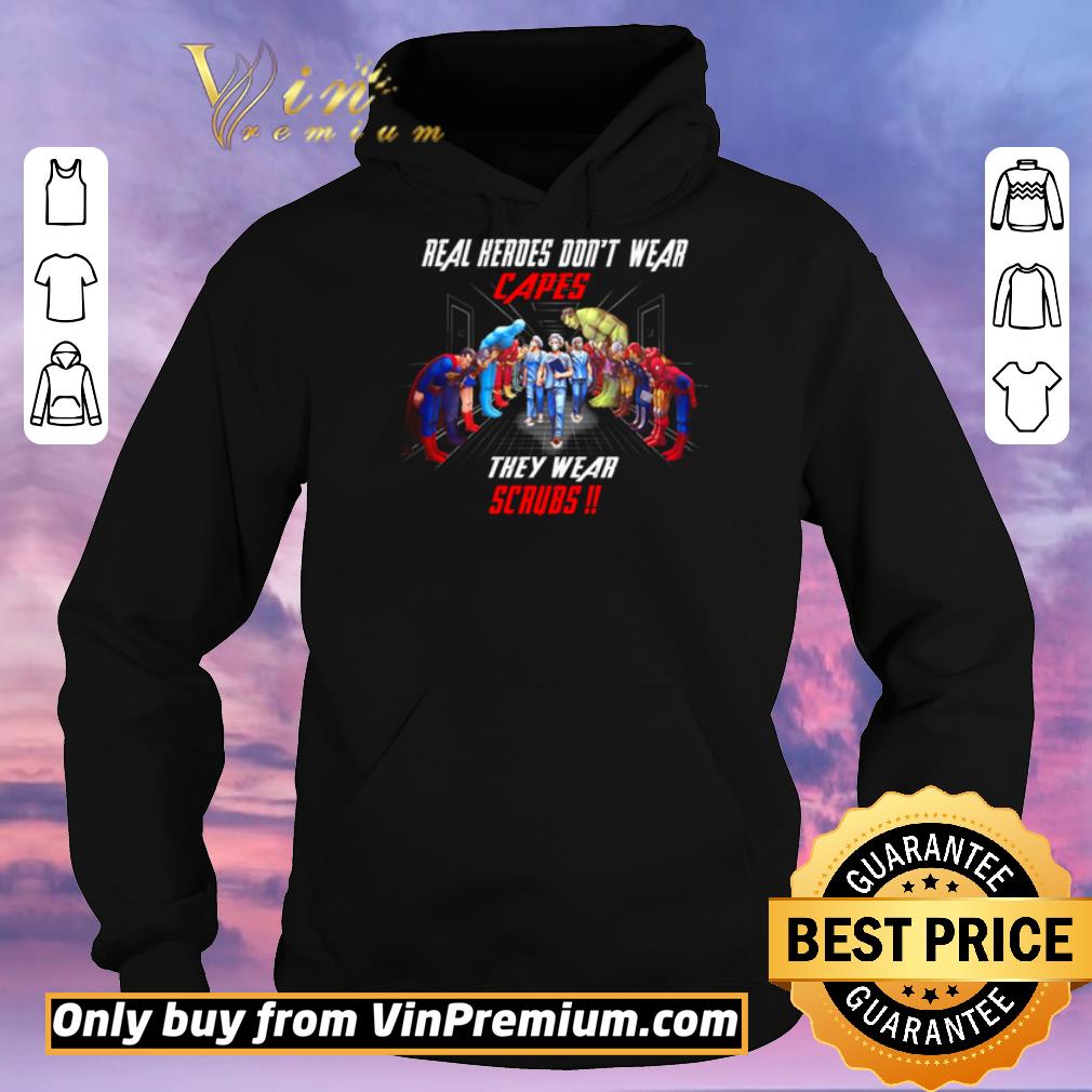 0dc430d0 official hot marvel and dc real heroes dont wear capes they wear scrubs shirt sweater 4 - Official Hot Marvel and DC real heroes dont wear capes they wear scrubs shirt sweater