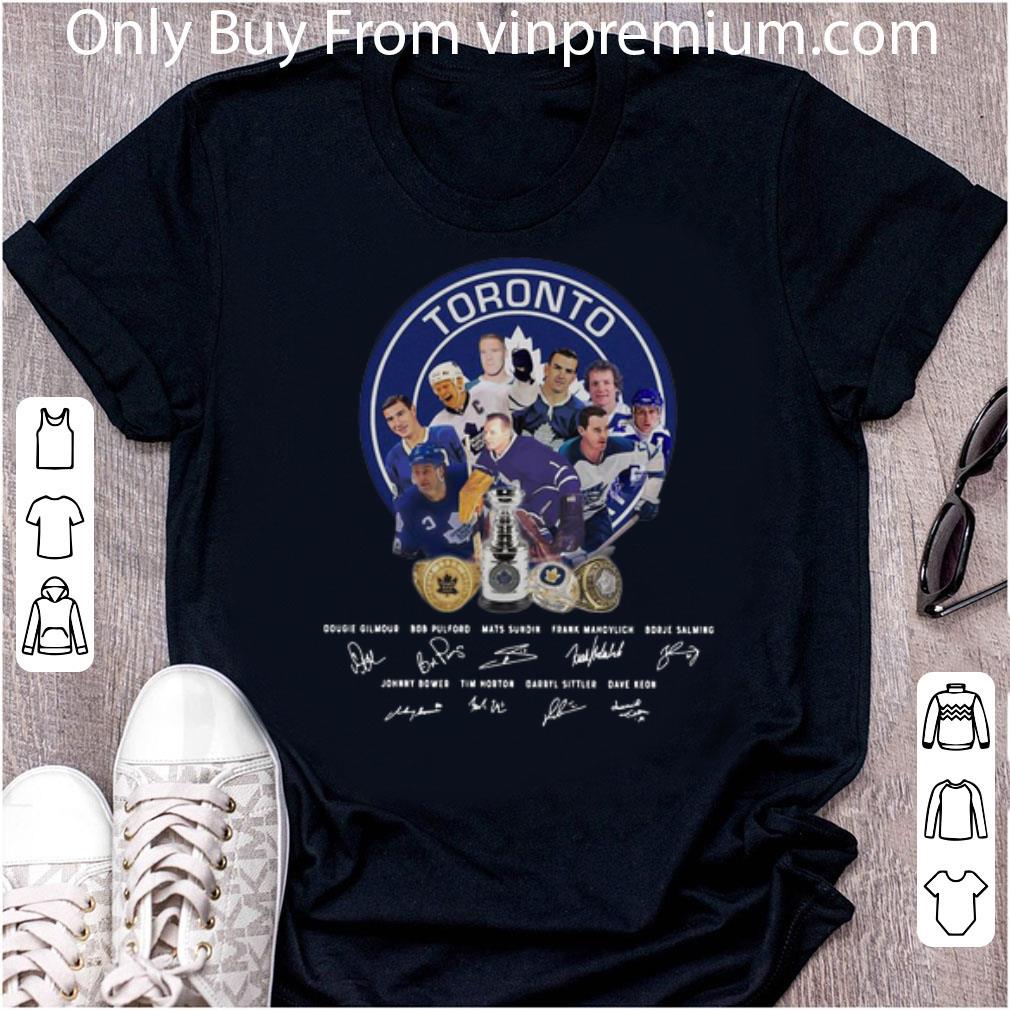 Pretty Toronto Maple Leafs Stanley Cup Champions Signatures shirt