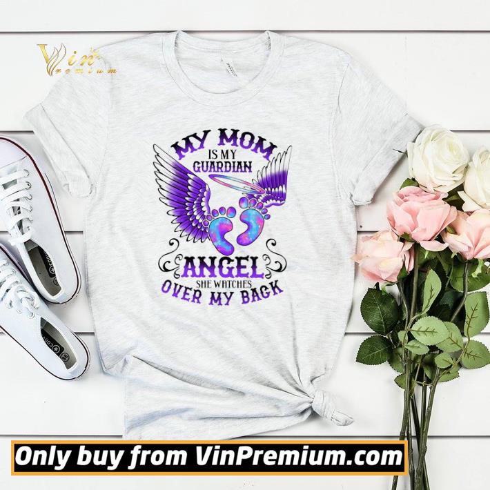 12d09db9 footprint my mom is my guardian angel she watches over my back shirt sweater 4 - Footprint My Mom Is My Guardian Angel She Watches Over My Back shirt sweater