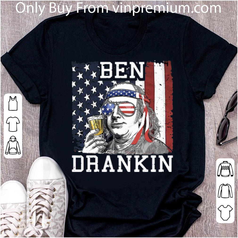 Awesome Ben Drankin American Flag Independence Day shirt