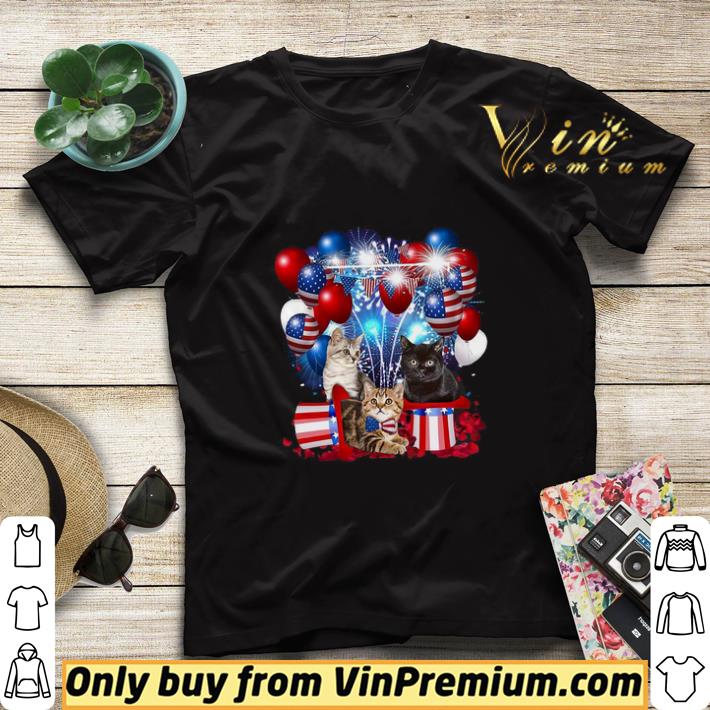 16f536f4 cats balloons fireworks independence day 4th of july shirt sweater 4 - Cats Balloons Fireworks Independence Day 4th of July shirt sweater