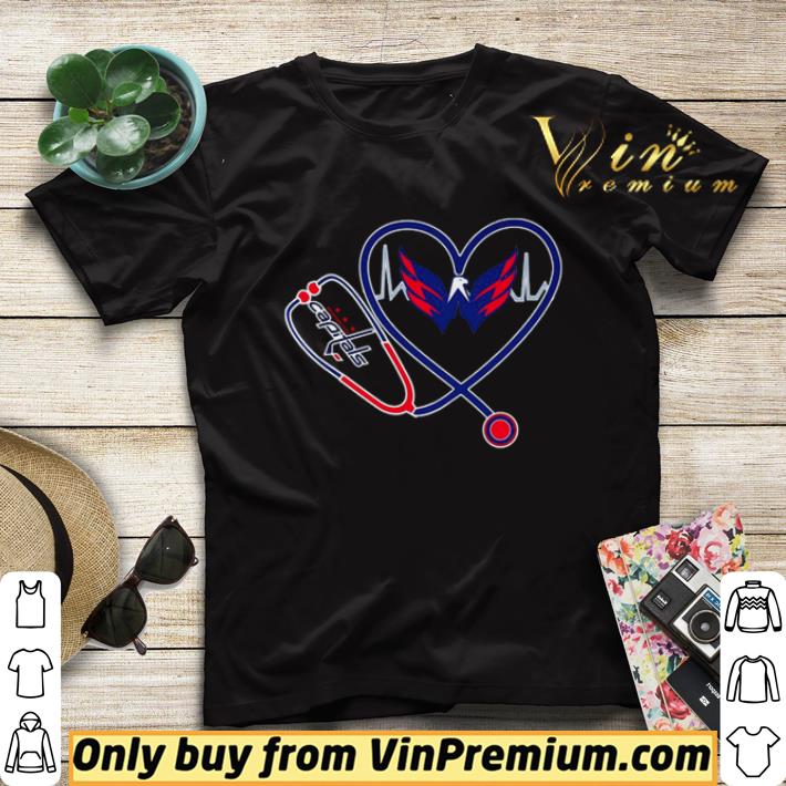 175093f0 stethoscope heartbeat nurse washington capitals shirt sweater 4 - Stethoscope heartbeat nurse Washington Capitals shirt sweater