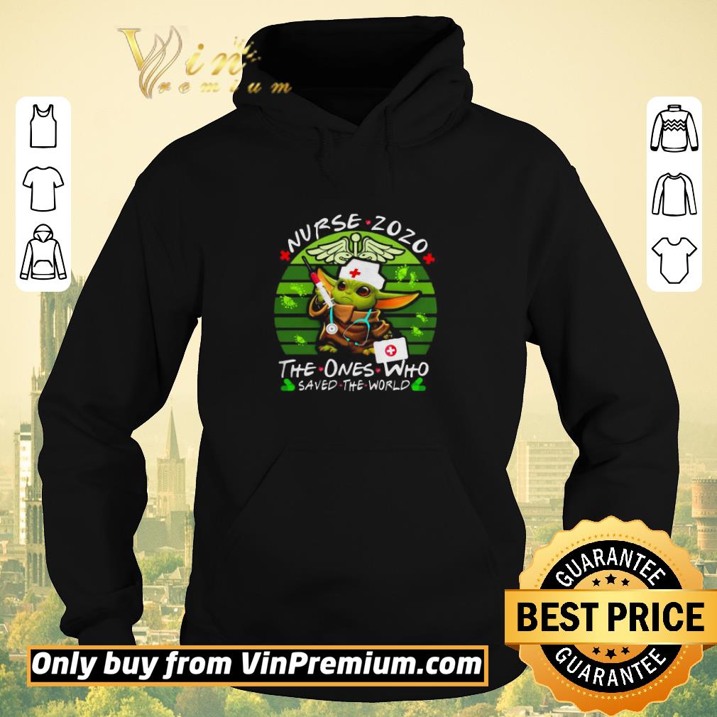 1dea7547 pretty baby yoda nurse 2020 the ones who saved the world vintage shirt sweater 4 - Pretty Baby Yoda nurse 2020 the ones who saved the world vintage shirt sweater
