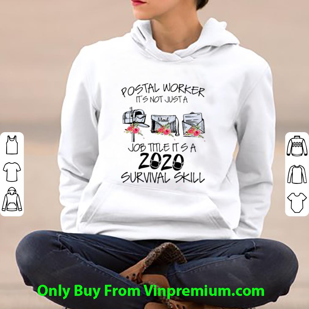 2068e7ba top postal worker it s not just a job title it s a survival skill shirt 4 - Top Postal Worker It's Not Just A Job Title It's A Survival Skill shirt
