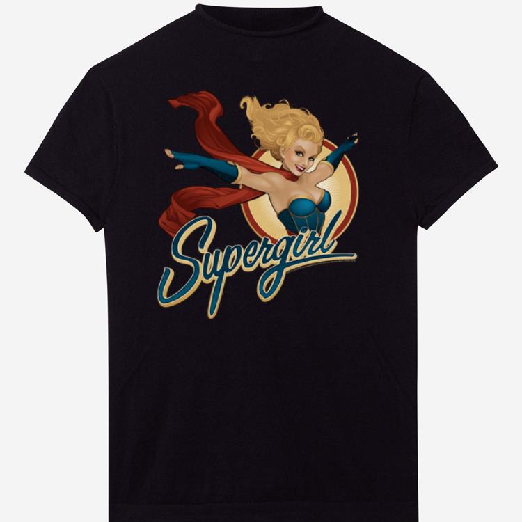 Pretty Justice League Bombshell Supergirl Badge Shirt