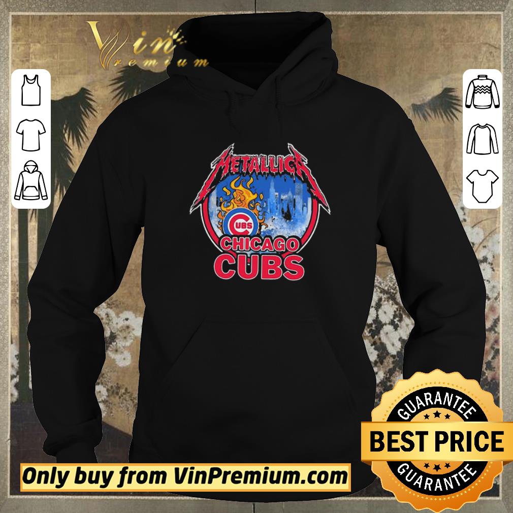 243b02b2 metallica mashup chicago cubs logo shirt sweater 4 - Metallica mashup Chicago Cubs Logo shirt sweater