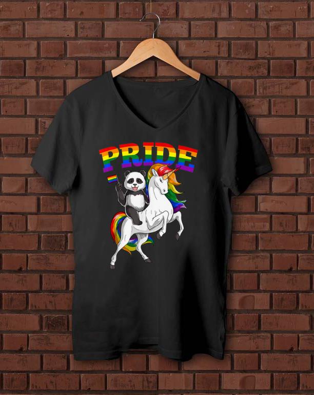Awesome LGBT Panda Unicorn Gay Pride Rainbow LGBTQ Cute Shirt