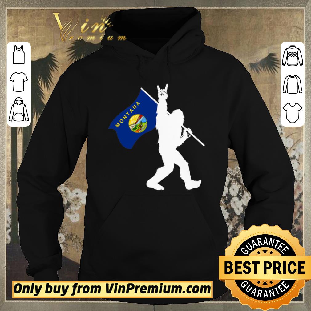 27ae6087 hot bigfoot middle finger montana state flag shirt sweater 4 - Hot Bigfoot Middle Finger Montana State Flag shirt sweater