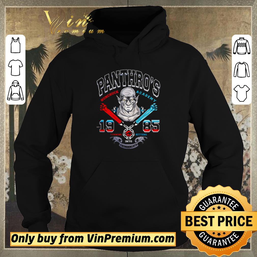 Awesome Panthro’s nunchuck academy 1985 turning kittens into Thundercats shirt sweater 2918abf2 awesome panthro s nunchuck academy 1985 turning kittens into thundercats shirt sweater 4 - Awesome Panthro’s nunchuck academy 1985 turning kittens into Thundercats shirt sweater
