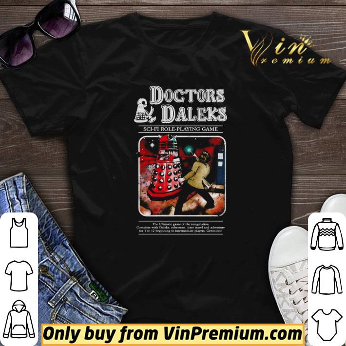 Doctors Daleks Sci-Fi role playing game players handbook shirt sweater