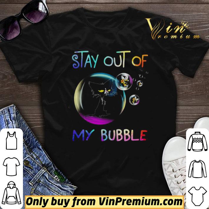 Bee stay out of my bubble cat shirt sweater