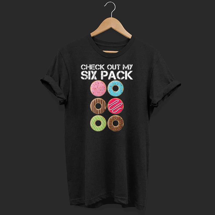Pretty Check Out My Six Pack Donuts Short Sleeve Gym Casual Shirt
