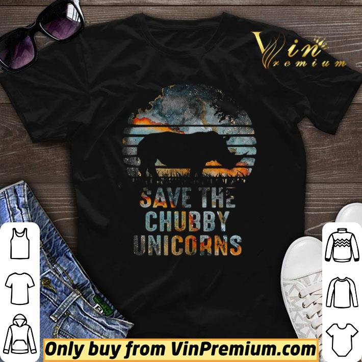 Rhino Save The Chubby Unicorns shirt sweater