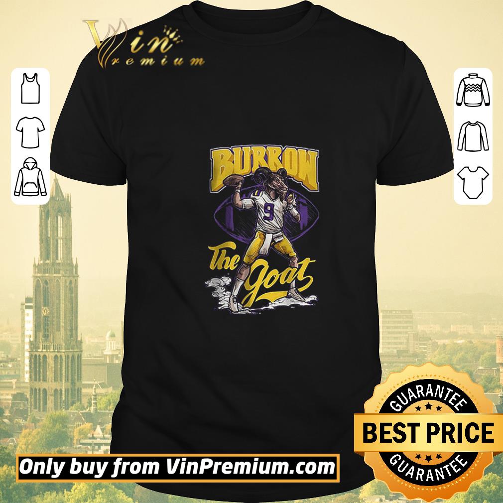 Hot LSU Tigers Joe Burrow The Goat shirt sweater