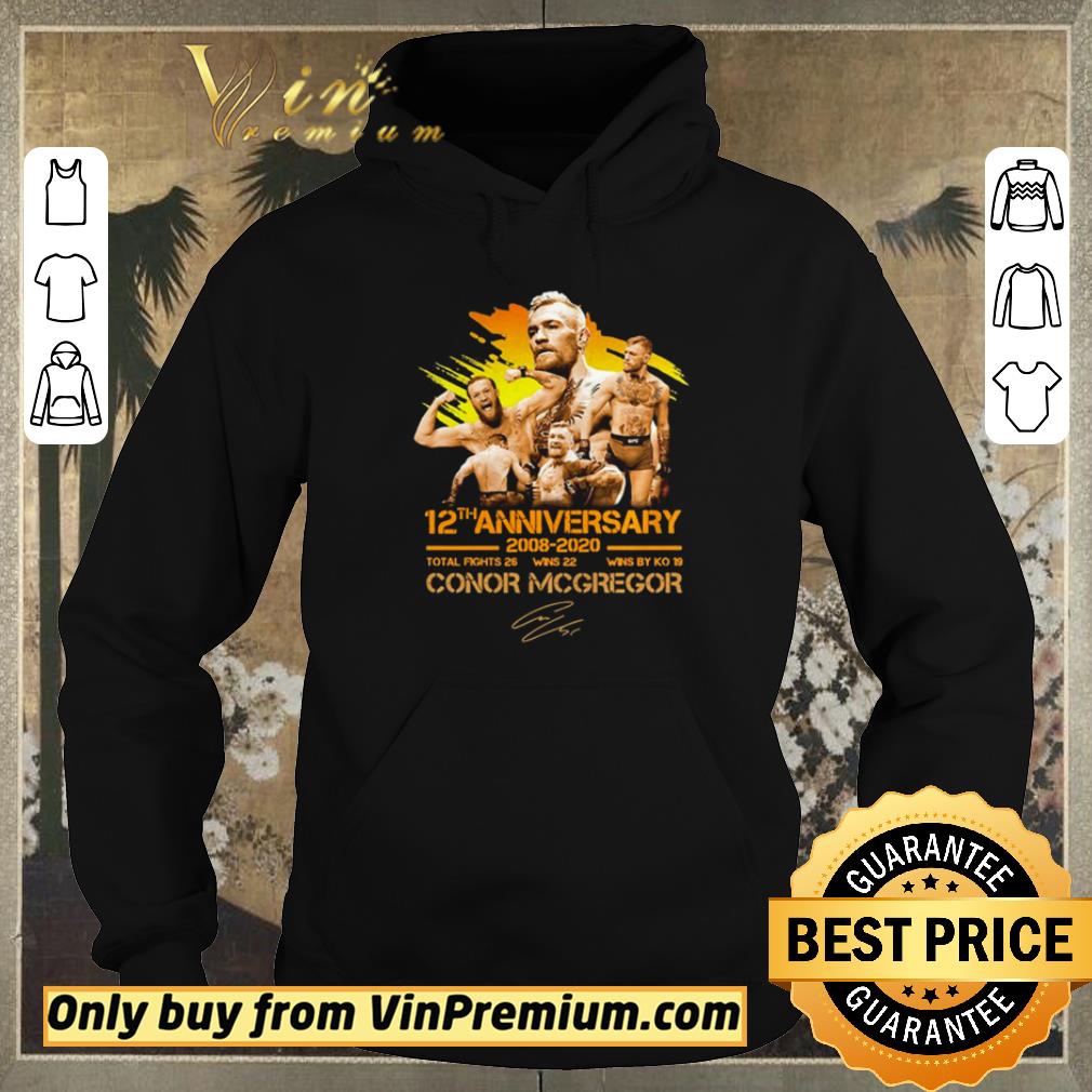 3f8ba1a4 pretty nice funny 12th anniversary 2008 2020 conor mcgregor shirt sweater 4 - Pretty Nice Funny 12th anniversary 2008 2020 Conor Mcgregor shirt sweater