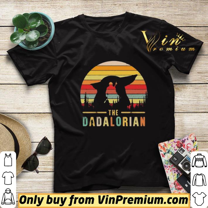 441645cc star wars the dadalorian baby yoda vintage shirt sweater 4 - Star wars the dadalorian baby yoda vintage shirt sweater