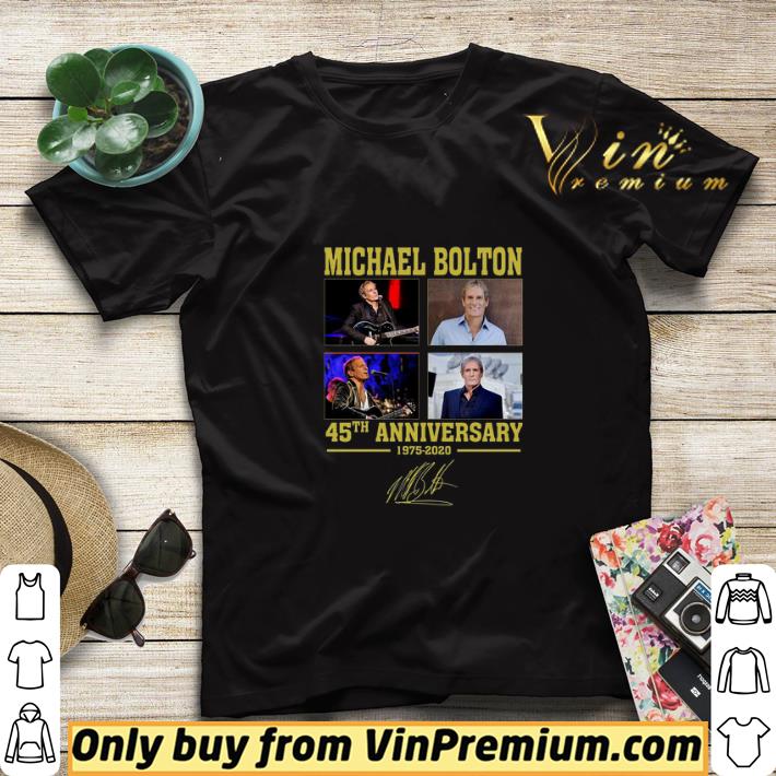 48348709 michael bolton anniversary 1975 2020 signature shirt sweater 4 - Michael Bolton Anniversary 1975 2020 Signature shirt sweater