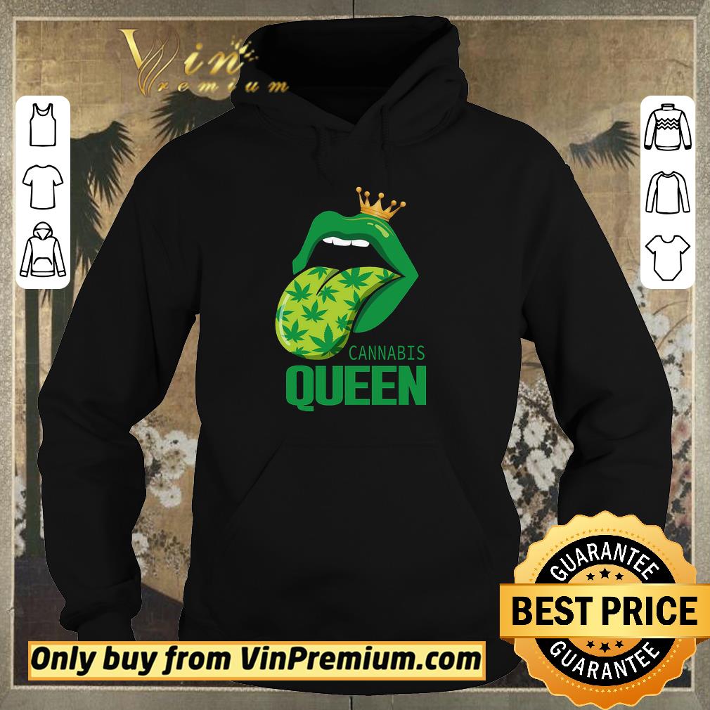 49701182 awesome lips green cannabis queen shirt sweater 4 - Awesome Lips Green Cannabis Queen shirt sweater