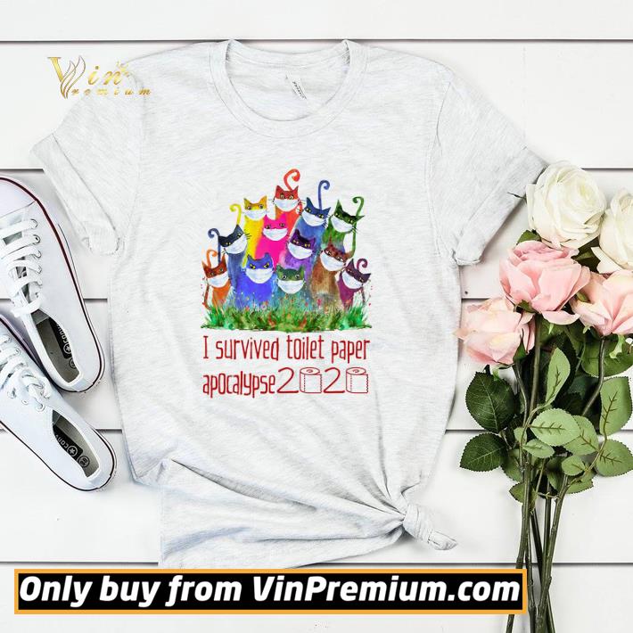 4aee8673 awesome original cats watercolor mask i survived toilet paper apocalypse 2020 shirt sweater 4 - Awesome Original Cats Watercolor Mask I Survived Toilet Paper Apocalypse 2020 shirt sweater