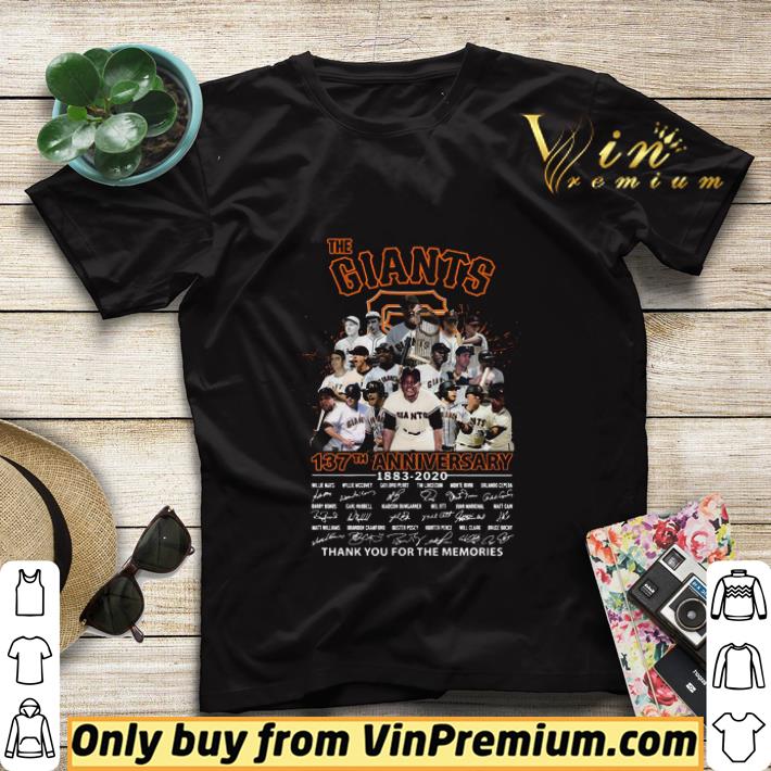 The Giants 137th Anniversary 1883 2020 Thank You For The Memories Signatures shirt sweater 625b8ad8 the giants 137th anniversary 1883 2020 thank you for the memories signatures shirt sweater 4 - The Giants 137th Anniversary 1883 2020 Thank You For The Memories Signatures shirt sweater