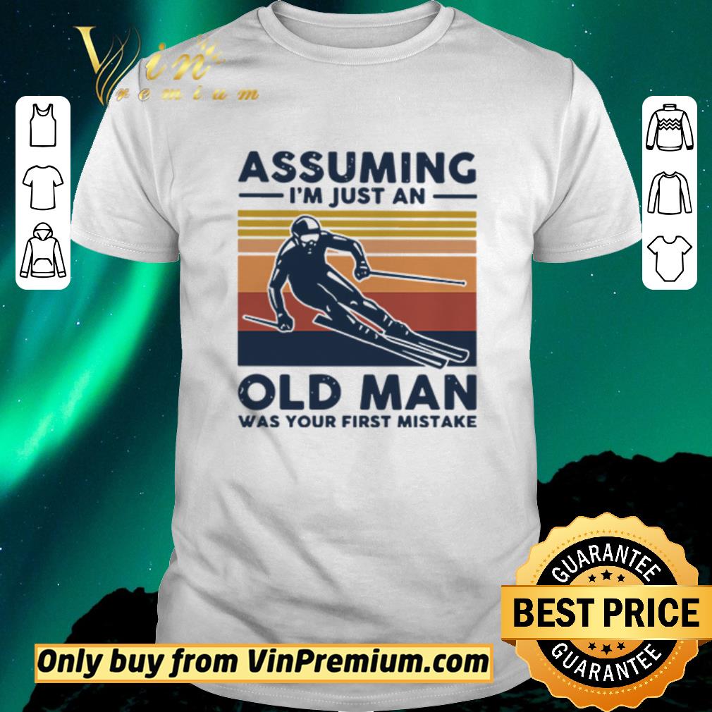 Official Snowboarding assuming I’m just an old man was your first mistake shirt sweater