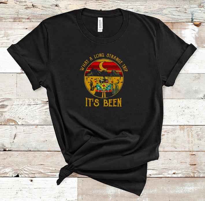 Awesome What A Long Strange Trip It’s Been Hippie Shirt