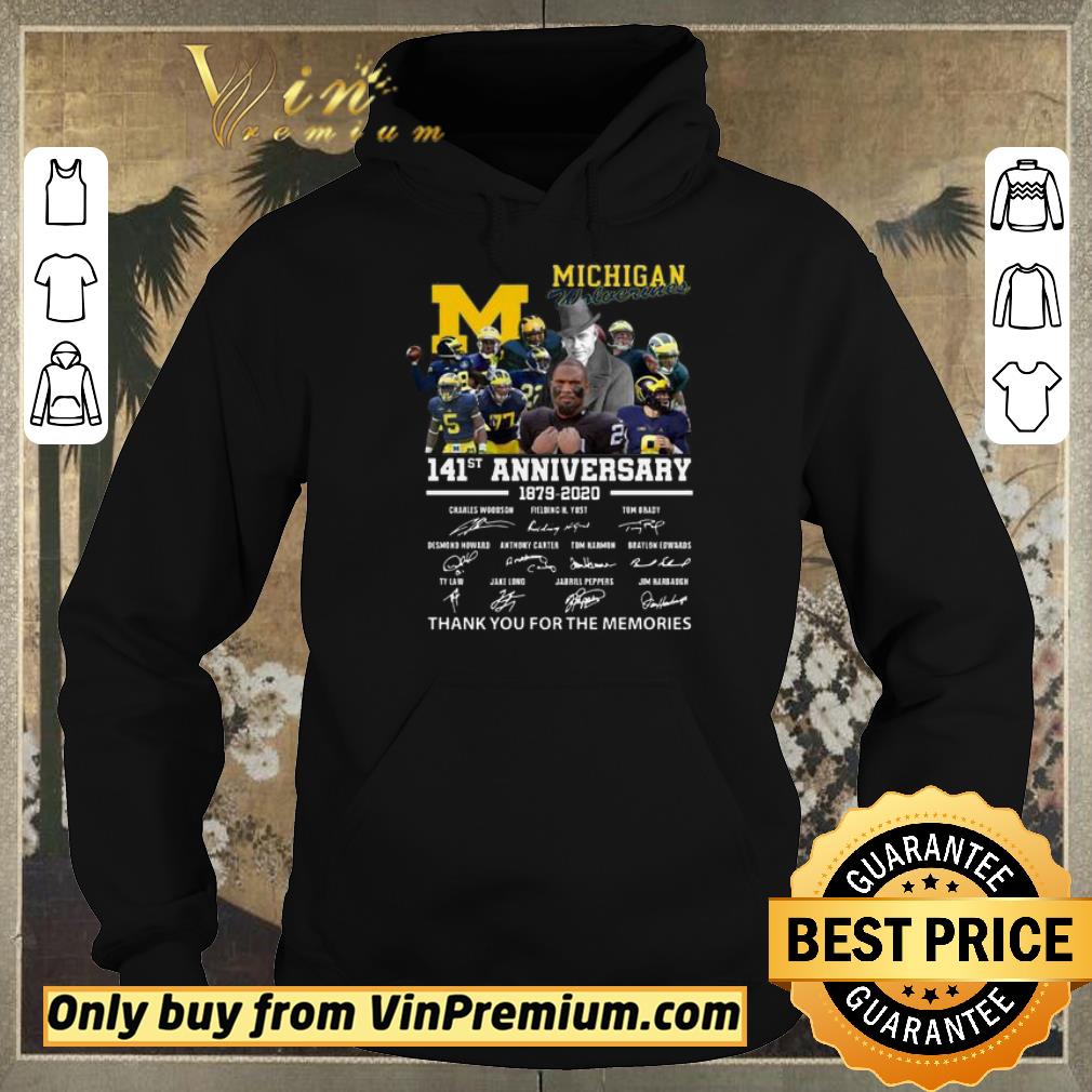 8772237f pretty nice michigan wolverines 141st anniversary 1879 2020 thank you for the memories shirt sweater 4 - Pretty Nice Michigan Wolverines 141st anniversary 1879 2020 thank you for the memories shirt sweater