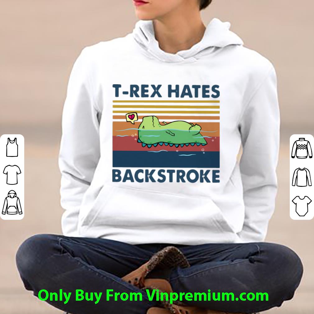 8cffafd2 official vintage t rex hates backstroke shirt 4 - Official Vintage T-rex Hates Backstroke shirt