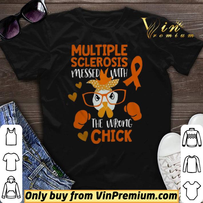 MS Awareness Wrong Chick Fighter Support Multiple Sclerosis shirt sweater