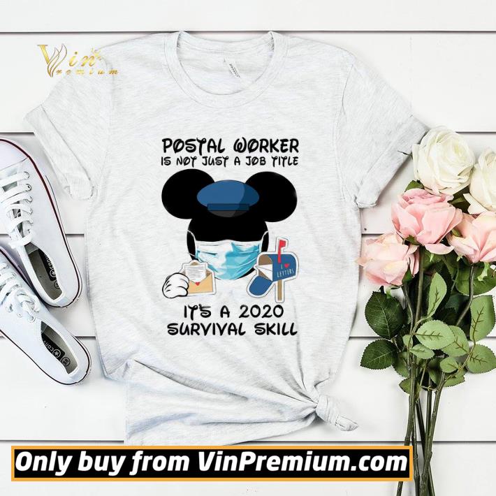 93b2e098 mickey mouse face mask postal worker is not just a job title it s a 2020 shirt sweater 4 - Mickey Mouse Face Mask Postal Worker Is Not Just A Job Title It's A 2020 shirt sweater