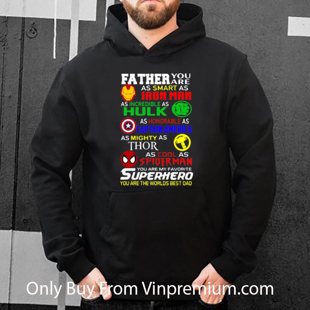 980f89a1 top father hulk captain america thor spider man you are my favorite superhero shirt 4 - Top Father Hulk Captain America Thor Spider Man You Are My Favorite Superhero shirt