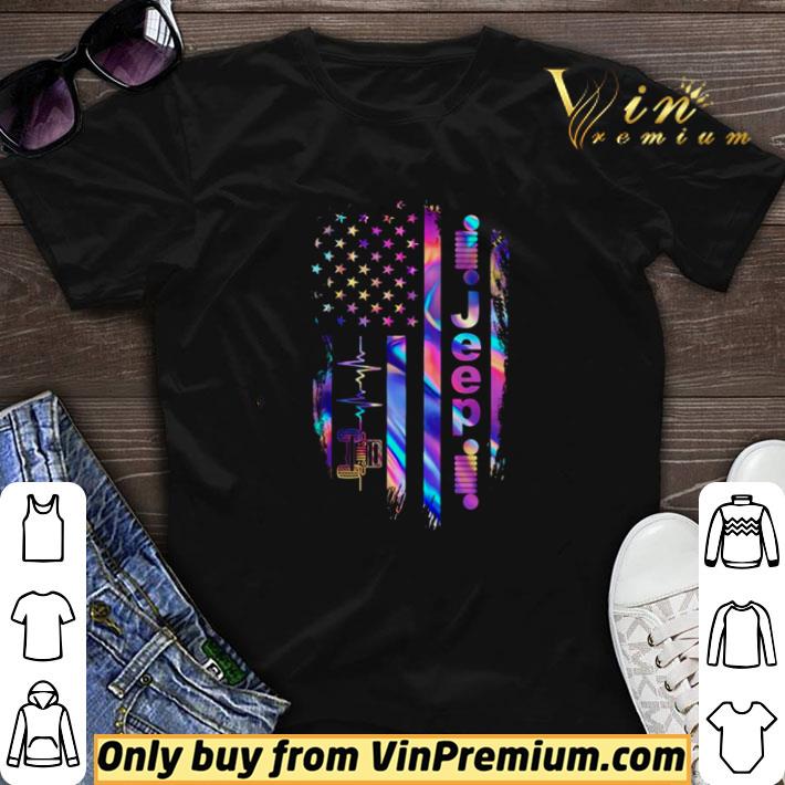 Hologram American flag shirt sweater Hologram American flag shirt sweater
