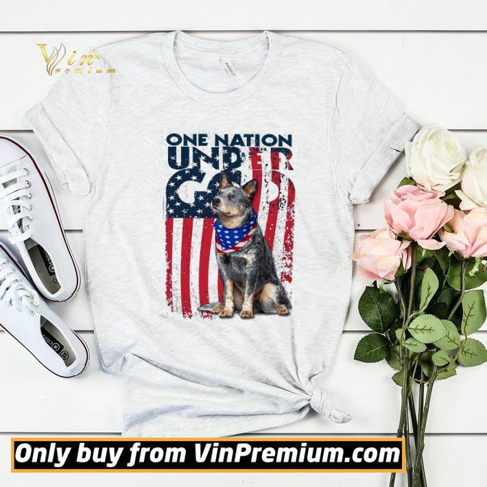 Heeler Puppies One Nation Under God American Flag shirt sweater 9eadd54f heeler puppies one nation under god american flag shirt sweater 4 - Heeler Puppies One Nation Under God American Flag shirt sweater