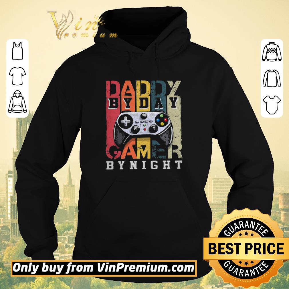 a08bf035 awesome daddy by day by night gamer vintage shirt sweater 4 - Awesome Daddy By Day By Night Gamer Vintage shirt sweater