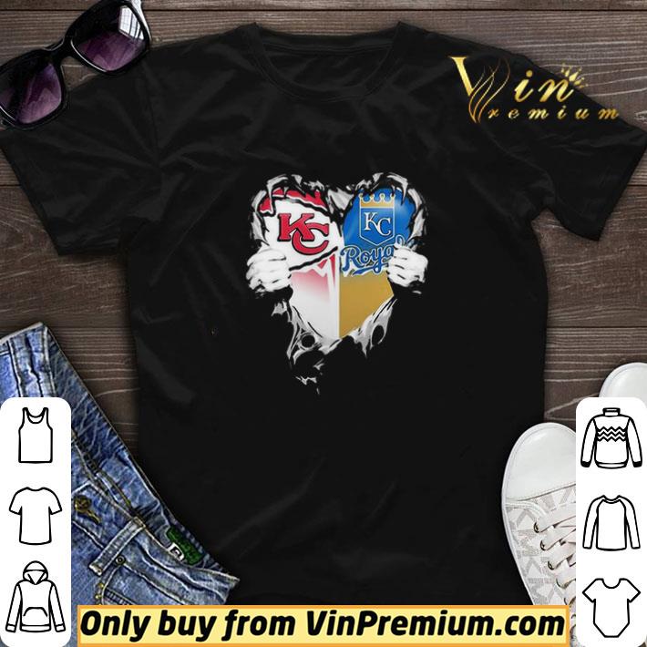 Inside Me Kansas City Chiefs And Kansas City Royals Logo shirt sweater