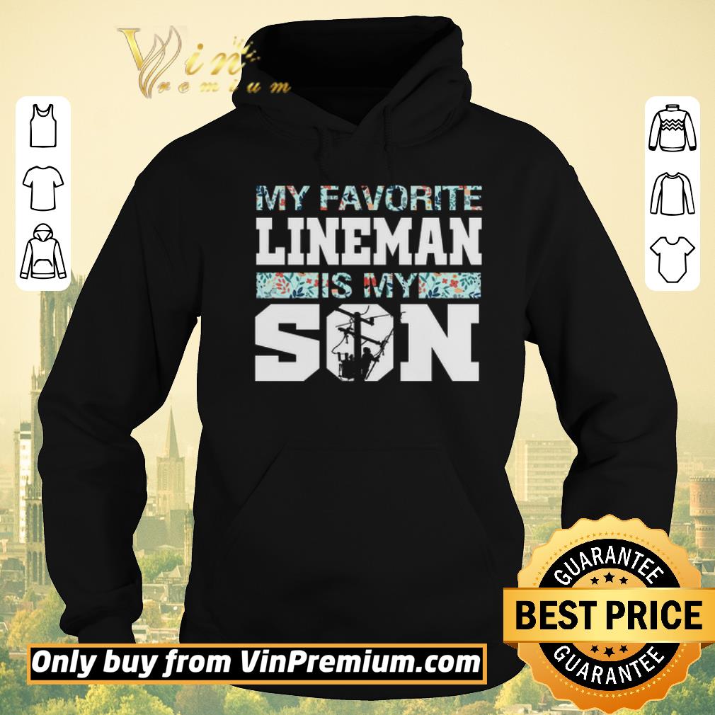 a6436695 awesome my favorite lineman is my son shirt sweater 4 - Awesome My Favorite Lineman Is My Son shirt sweater