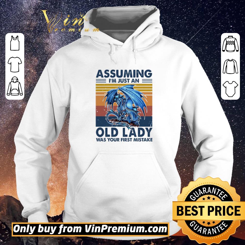 b0e85c03 funny vintage dragon assuming i m just an old lady was your first mistake shirt sweater 4 - Funny Vintage dragon assuming I’m just an old lady was your first mistake shirt sweater