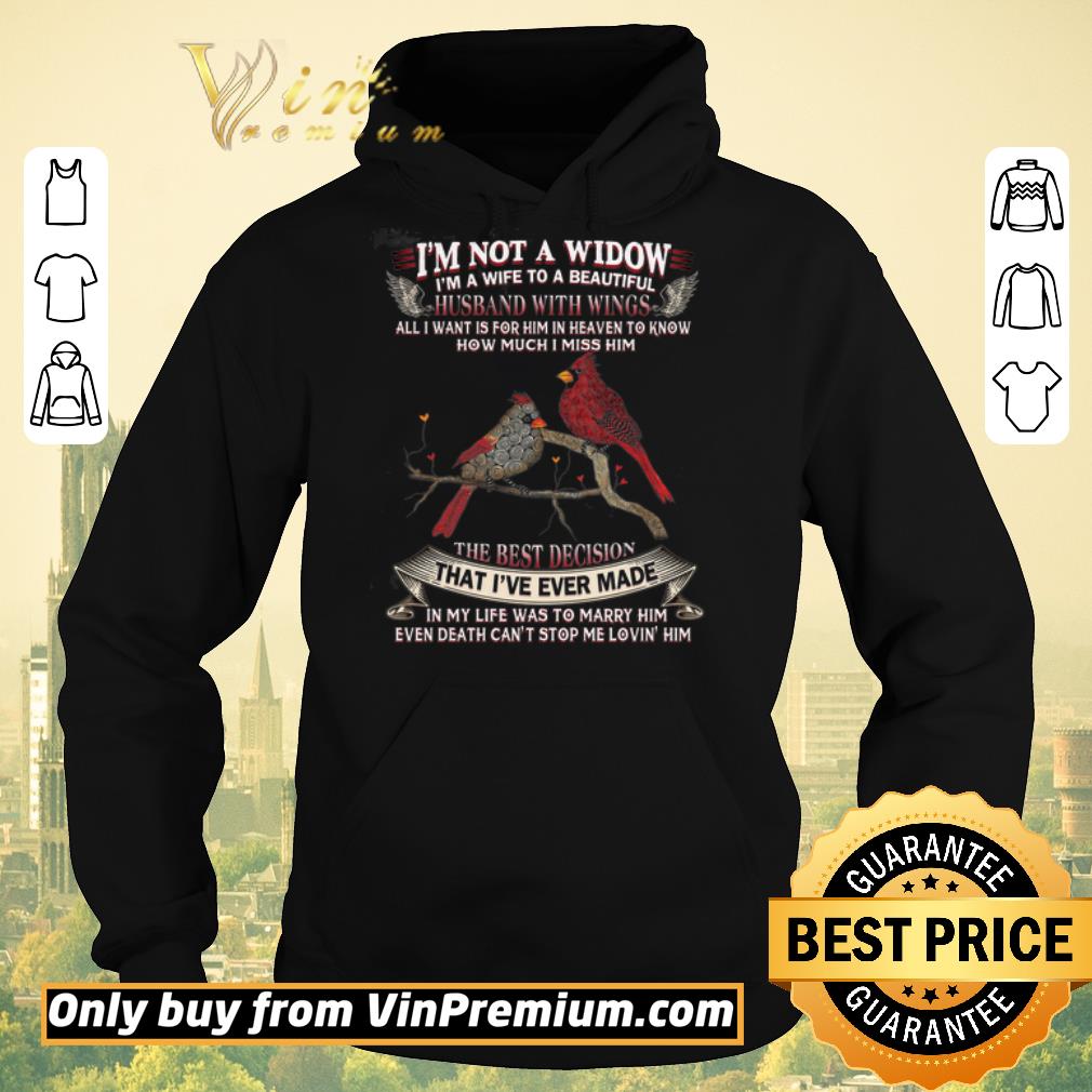 Pretty Cardinals I'm Not A Widow I'm A Wife To A Beautiful Husband With Wings shirt sweater b0ec8593 pretty cardinals i m not a widow i m a wife to a beautiful husband with wings shirt sweater 4 - Pretty Cardinals I'm Not A Widow I'm A Wife To A Beautiful Husband With Wings shirt sweater