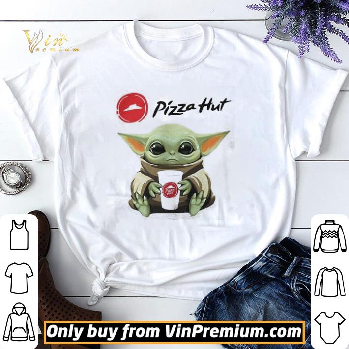 Baby Yoda Hug Pizza Hut shirt sweater