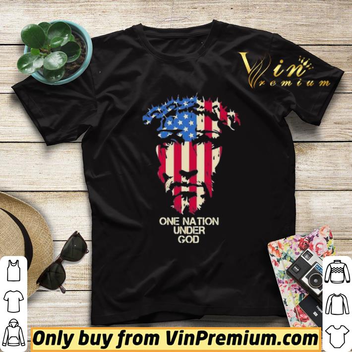 Independence Day Jesus one nation under god shirt sweater bac01d00 independence day jesus one nation under god shirt sweater 4 - Independence Day Jesus one nation under god shirt sweater