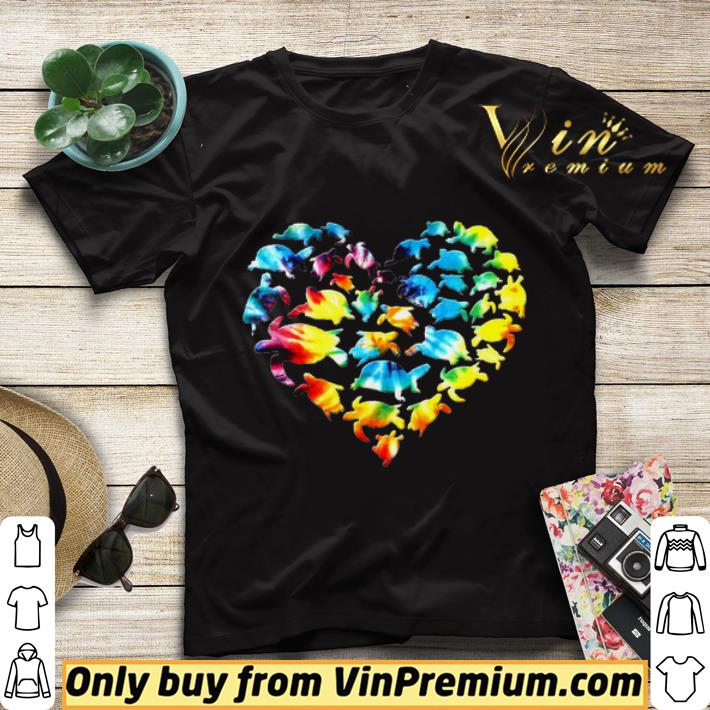 c174eb42 i love turtle heart color shirt sweater 4 - I Love Turtle Heart Color shirt sweater