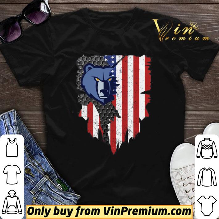 Memphis Grizzlies Inside American Flag shirt sweater