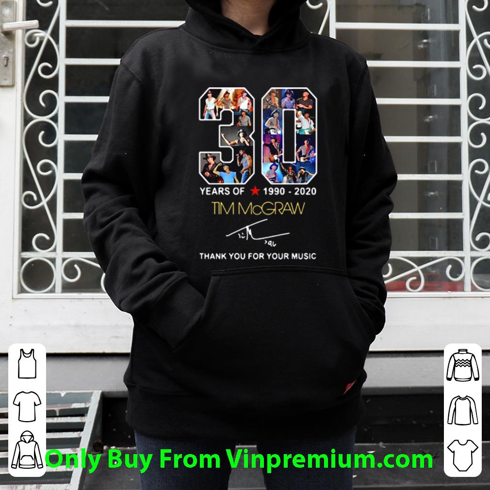 c897b8d9 great 30 years of tim mcgraw thank you for your music signature shirt 4 - Great 30 Years Of Tim Mcgraw Thank You For Your Music Signature shirt