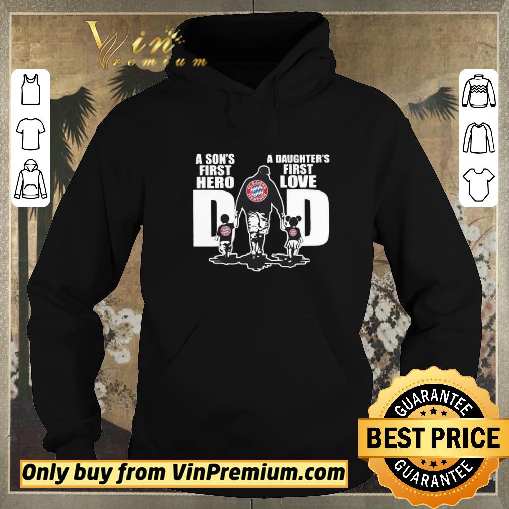 d3056ca3 top bayern munich dad a son s first hero a daughter s first love shirt sweater 4 - Top Bayern Munich Dad a son’s first hero a daughter’s first love shirt sweater