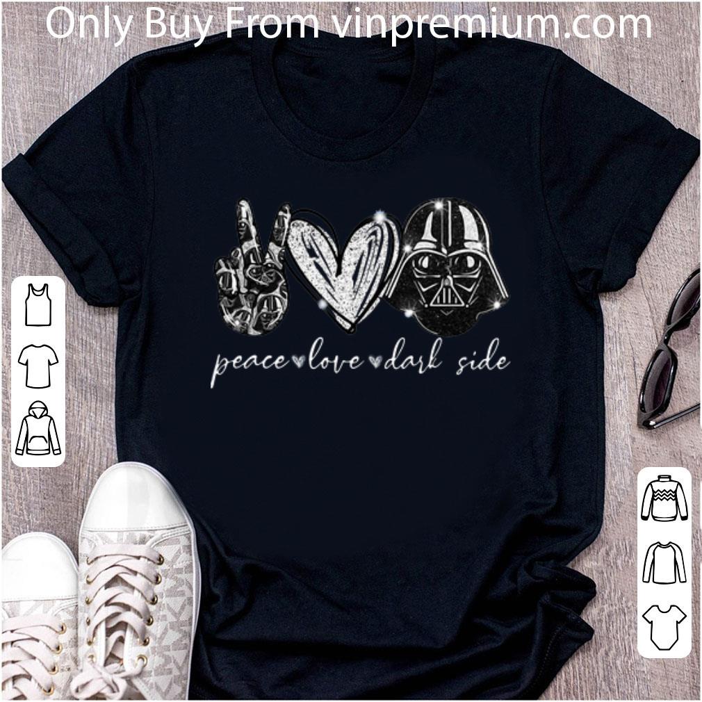 Official Peace Love Dark Side Darth Vader shirt