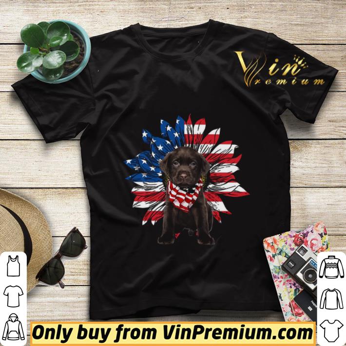 Chocolate Labs Sunflowers American Flag shirt sweater de43f6f4 chocolate labs sunflowers american flag shirt sweater 4 - Chocolate Labs Sunflowers American Flag shirt sweater