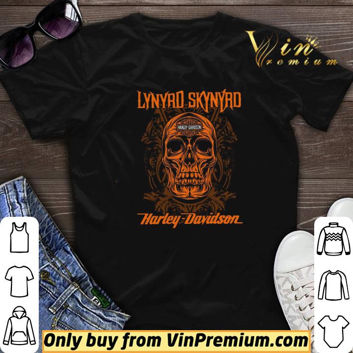 Lynyrd Skynyrd band Skull Motor Harley Davidson shirt sweater