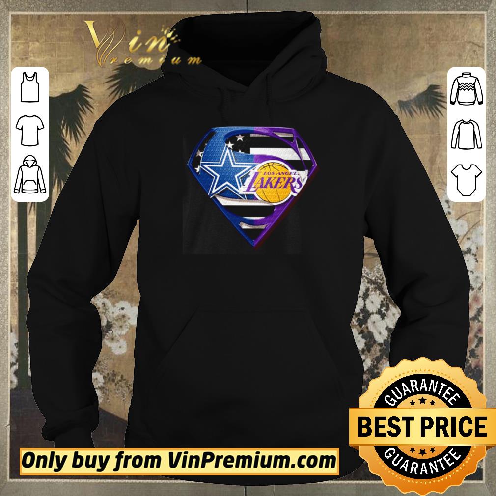 e2e79706 funny awesome superman dallas cowboys and los angeles lakers shirt sweater 4 - Funny Awesome Superman Dallas cowboys and Los Angeles Lakers shirt sweater